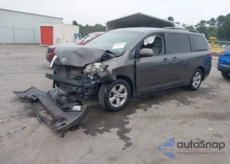2013 Toyota Sienna Le V6 8 Passenger from USA, damaged, VIN 5TDKK3DC3DS365459